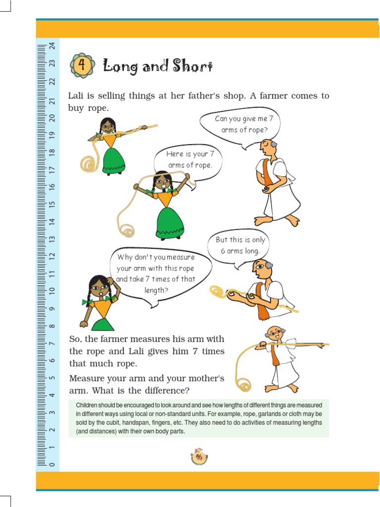 Measuring Lengths in Class 2 Maths | PDF | Metre | Length