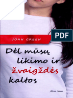 John Green - Del Musu Likimo Ir Zvaigzdes Kaltos 2013.LT PDF