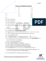 Mock Clat-6 Answer Key &analysis: How Much One Enjoys A Film' and The Correct Verb Will Be Has' and Not Have