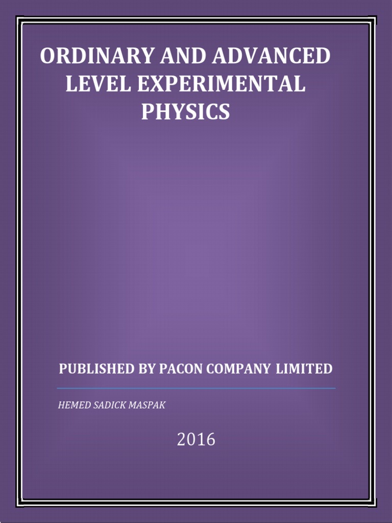 Experimental Physics Practical Guide | PDF | Pendulum | Observational Error