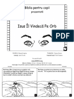 Jesus Heals The Blind Romanian CB6 PDF