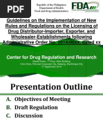 FDA Licensing for Drug Outlets Seminar | PDF | Pharmacy | Food And Drug ...