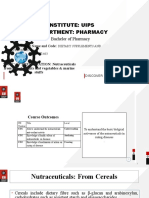 Institute: Uips Department: Pharmacy