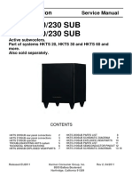HKTS 200/230 SUB, HKTS 210/230 SUB Service Manual