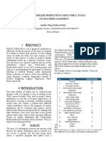 I. Bstract Iii. ATA ET: Heart Disease Prediction Using Weka Tools On Machine Learning Anshu Garg, Jasleen Kaur