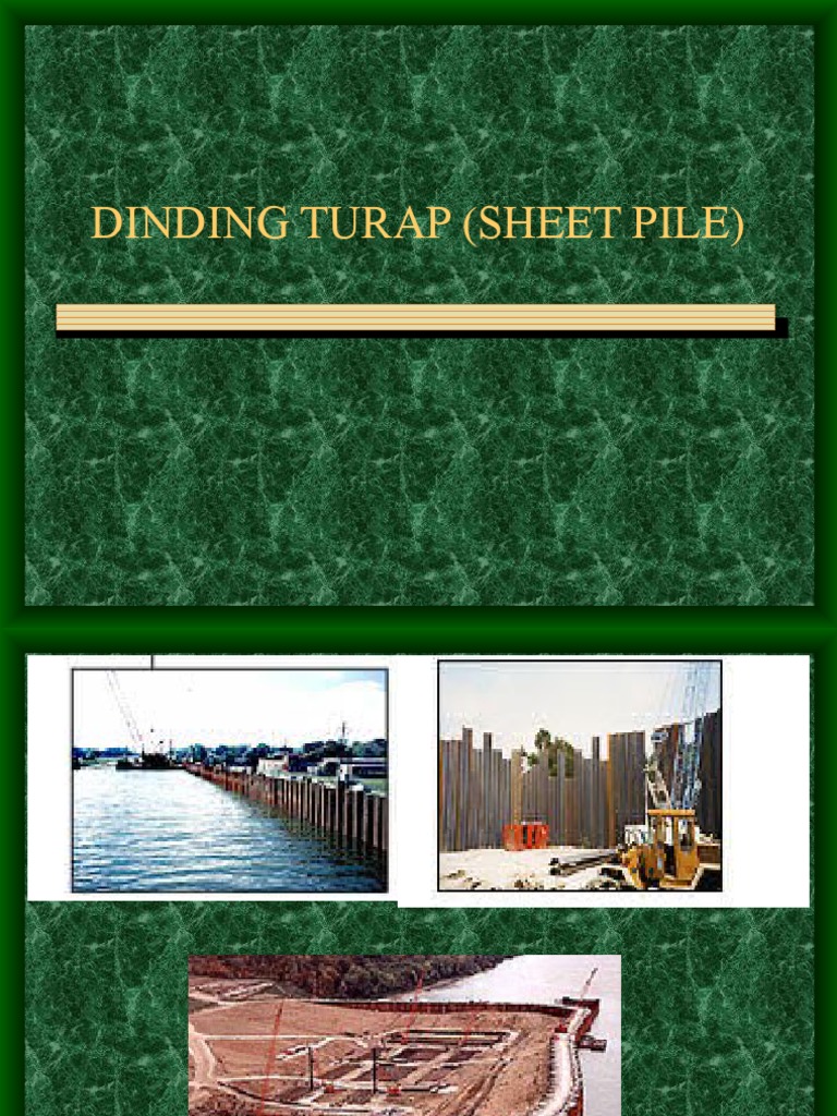 Jenis dan Metode Dinding Turap | PDF
