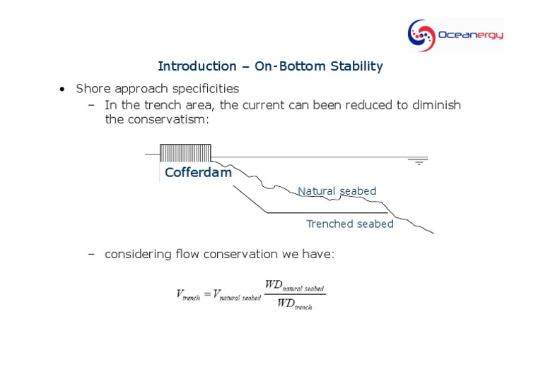 Shore Approach and Pipe Stability Analysis | PDF