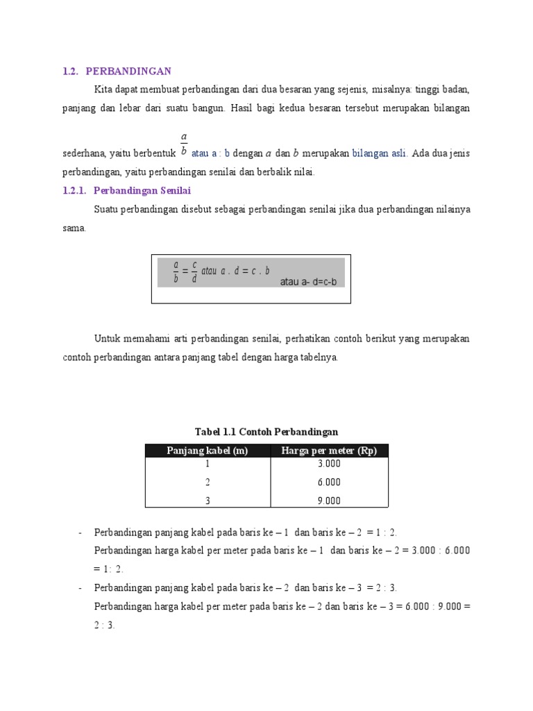 Perbandingan