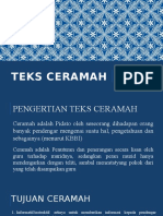 Teks Ceramah