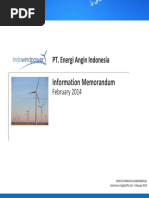 INDO WIND POWER - INFORMATION MEMORANDUM (March 2014) (Contractors)