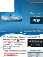 Chapter 1 - The Marketing Management Process