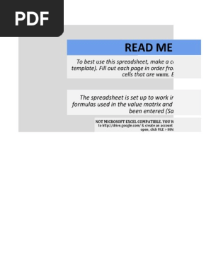 Spreadsheet