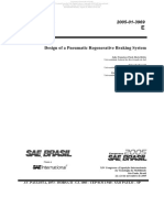 Design of a Pneumatic Regenerative Braking System