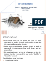 SPECIFICATIONS Final PPT - MV