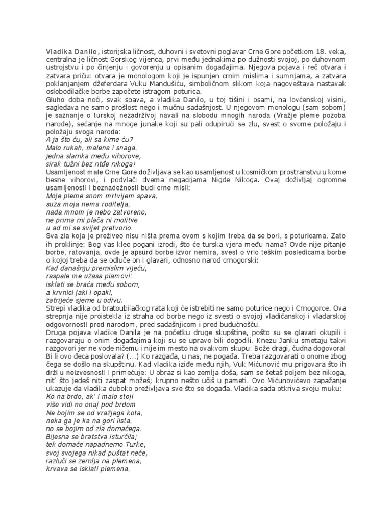 Vladika Danilo I Iguman Stefan | PDF