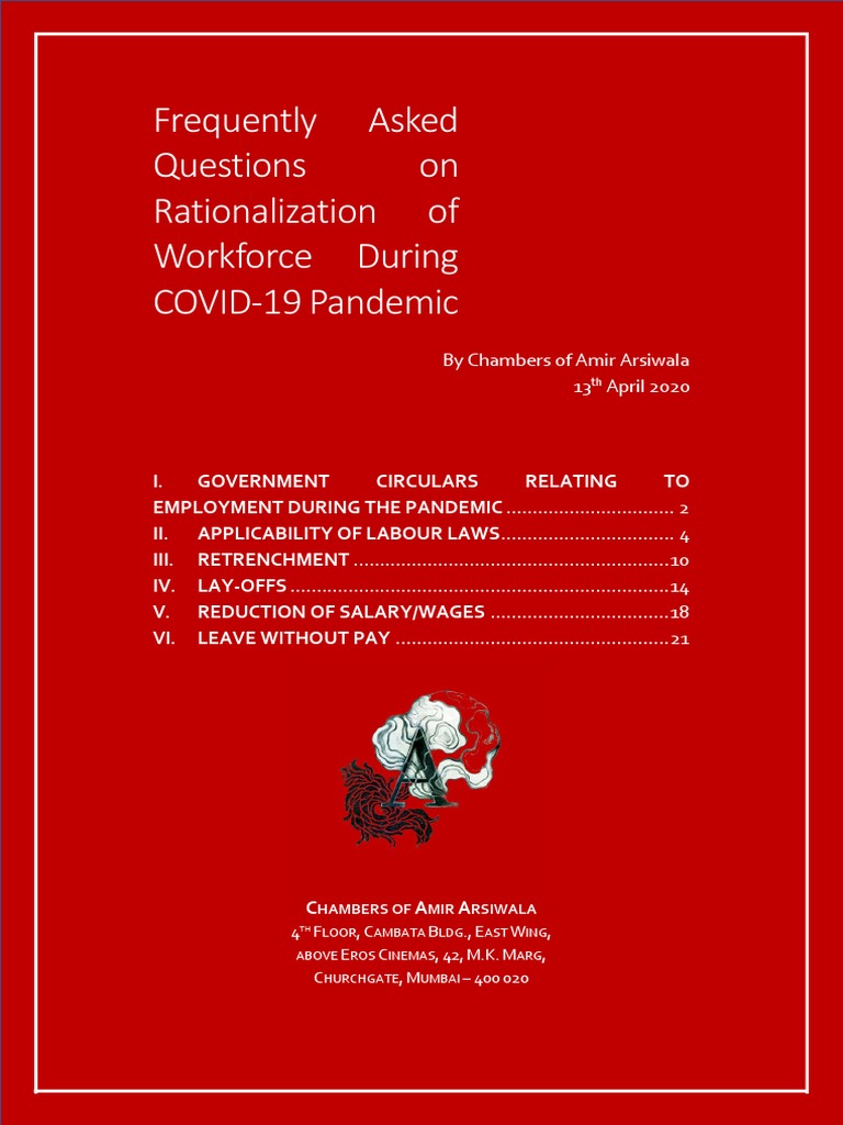 Workforce Rationalization FAQs COVID-19 | PDF | Layoff | Employment