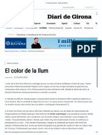 Critica Josep Alum Diari de Girona El color de la llum