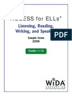 Access For Ells: Listening, Reading, Writing, and Speaking