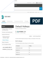 Default Hotkeys - 3ds Max 2019 - Autodesk Knowledge Network PDF