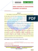 The Role of Cement Industry in The Econo PDF