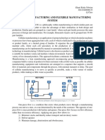 Cellular and Flexible Manufacturing System