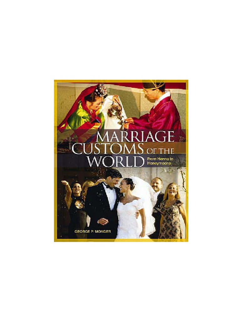 Mariage Customs of The World PDF Wedding Bride