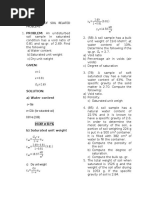 PROBLEM: An Undisturbed: Properties of Soil Related Problems