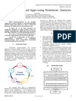 Detection of Fraud Apps Using Sentiment Analysis: Abstract