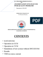 Modeling and Simulation of D-Statcom For Power Quality Problems