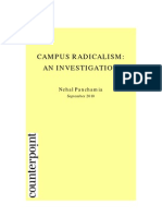 Campus Radicalism: An Investigation: Nehal Panchamia