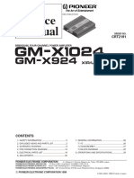 Pioneer GM-X1024, X924