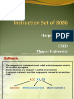 9-Instruction-Set-Of-8086 (Data Transfer ND Arithmetic-Temp) - Harpreet PDF