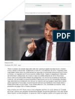 Matteo Renzi Dimissioni