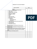 Cheklist Iva Dan Pap Smear