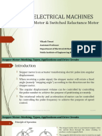 Special Electrical Machines: Unit-3: Stepper Motor & Switched Reluctance Motor