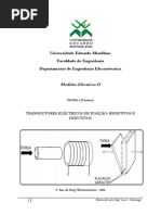 Ficha 3 - Transdutores Eléctricos de Posição - Resistivos e Indutivos PDF