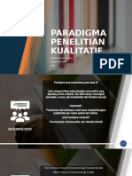 Paradigma Penelitian Kualitatif - Daring