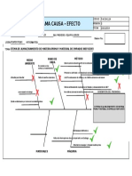 Causa-Efecto Almacenamiento