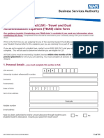 Learning Support Fund (LSF) - Travel and Dual Accommodation Expenses (TDAE) Claim Form