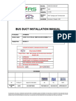 Bus Duct Installation Manual: PO Number 101900070 Vendor Name Start Electrical Switchgear Assmbly LLC