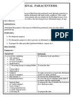 Abdominal Paracentesis