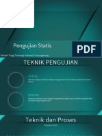 Pengujian Statis