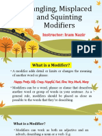 Modifiers Guide: Dangling, Misplaced & Squinting"TITLE"Modifiers: Avoid Dangling, Misplaced & Squinting Errors" TITLE"Identify & Fix Dangling, Misplaced & Squinting Modifiers