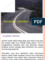 Pertemuan 8. Alinemen Vertikal