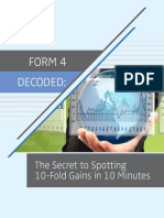 Form 4 Decoded:: The Secret To Spotting 10-Fold Gains in 10 Minutes
