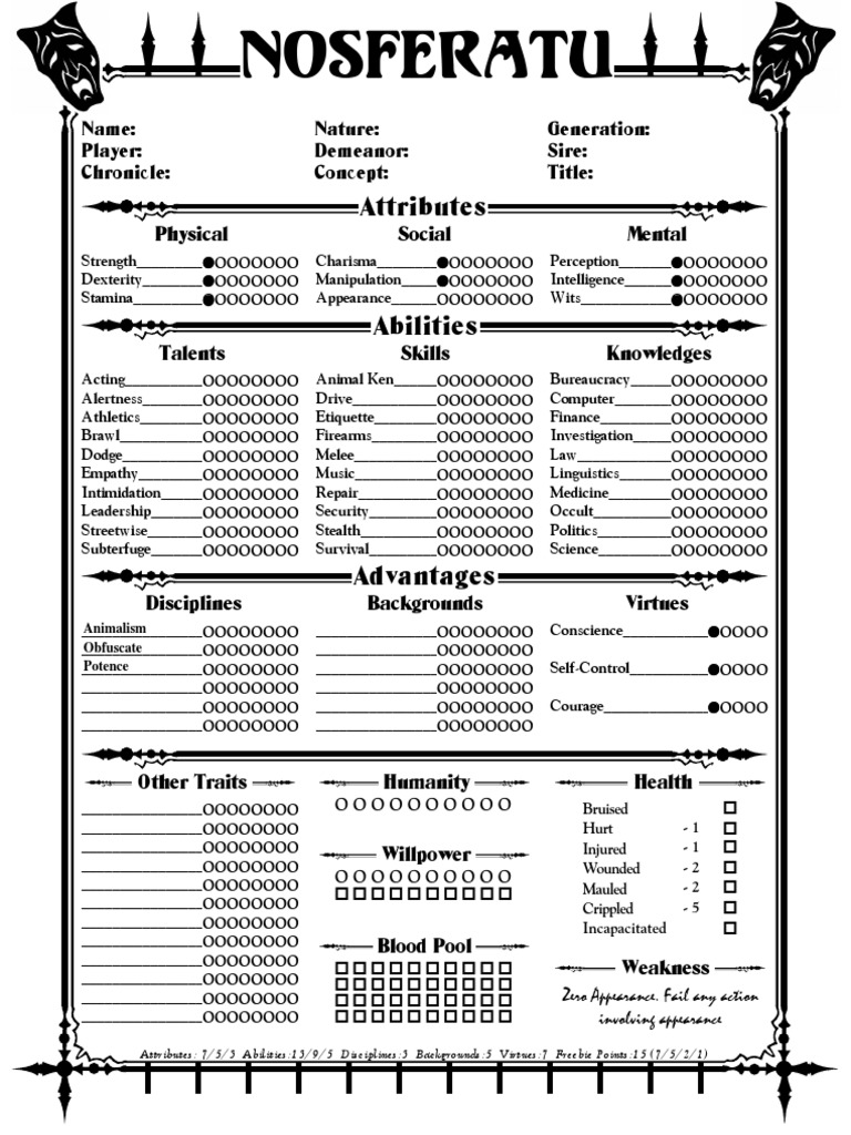 nosferatu-sheet-pdf-leisure-sports