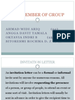 Invitation Letter