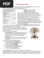 Patologia generale Riassunto