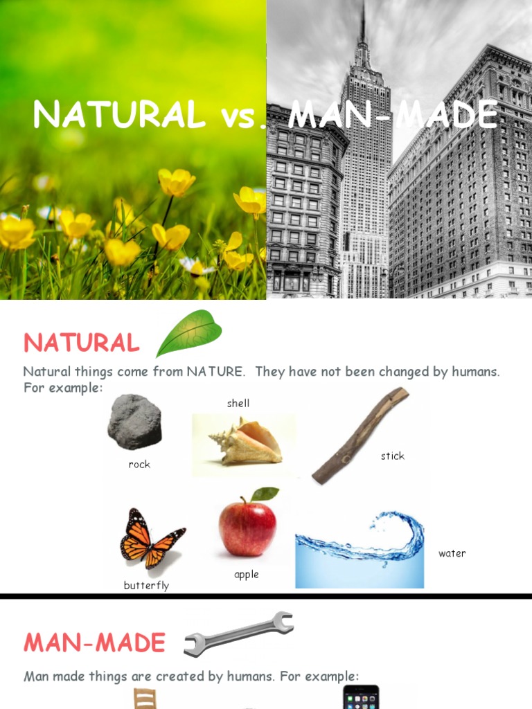 Natural vs. Man-Made: Key Differences | PDF