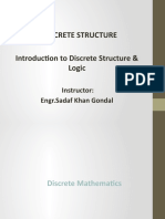 Discrete Structure Introduction To Discrete Structure & Logic